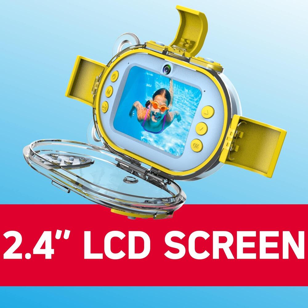 AgfaPhoto Realikids Cam Waterproof 24MP, Écran 2.4'', Étanche Enfant + 8GB 3/5