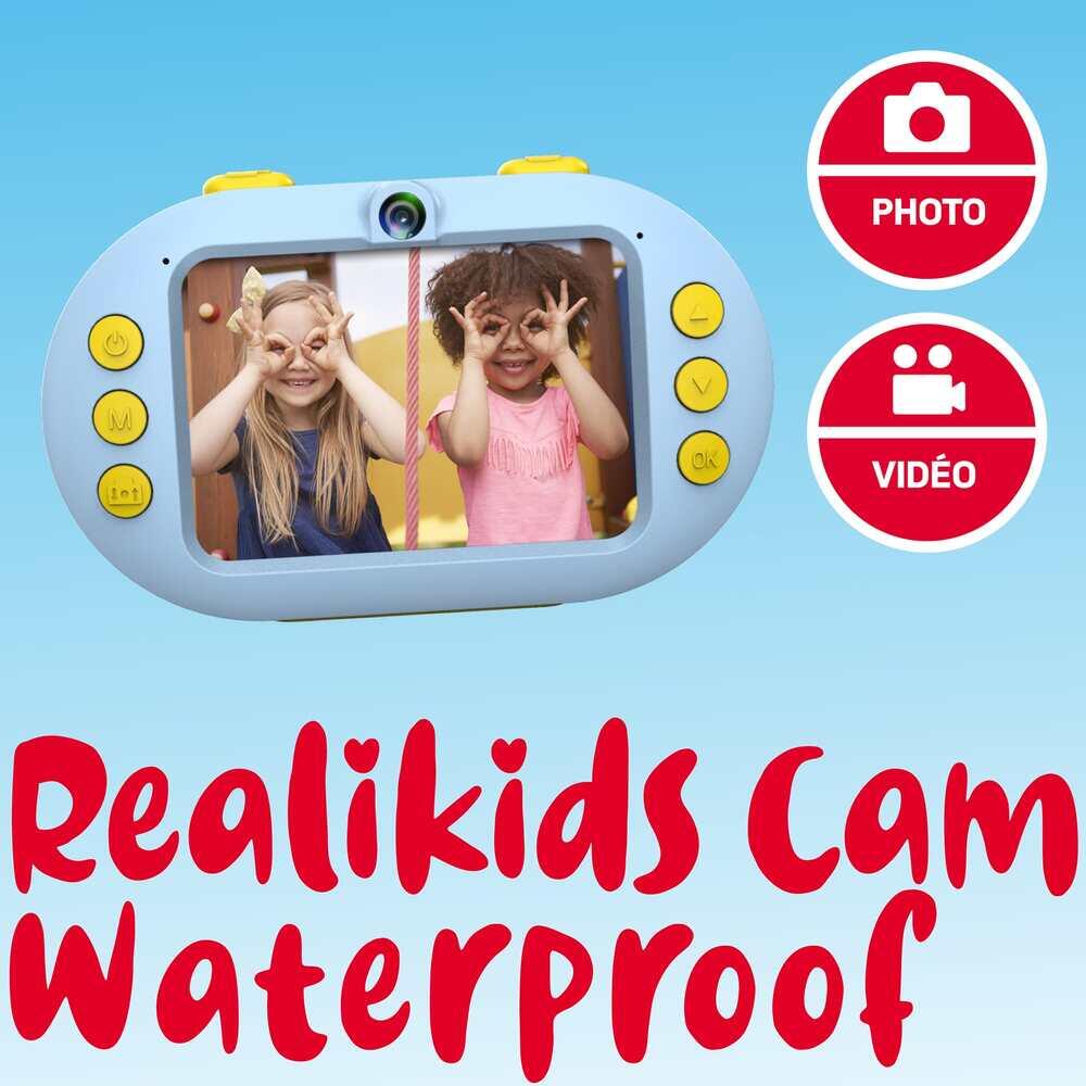 AgfaPhoto Realikids Cam Waterproof 24MP, Écran 2.4'', Étanche Enfant + 8GB 4/5