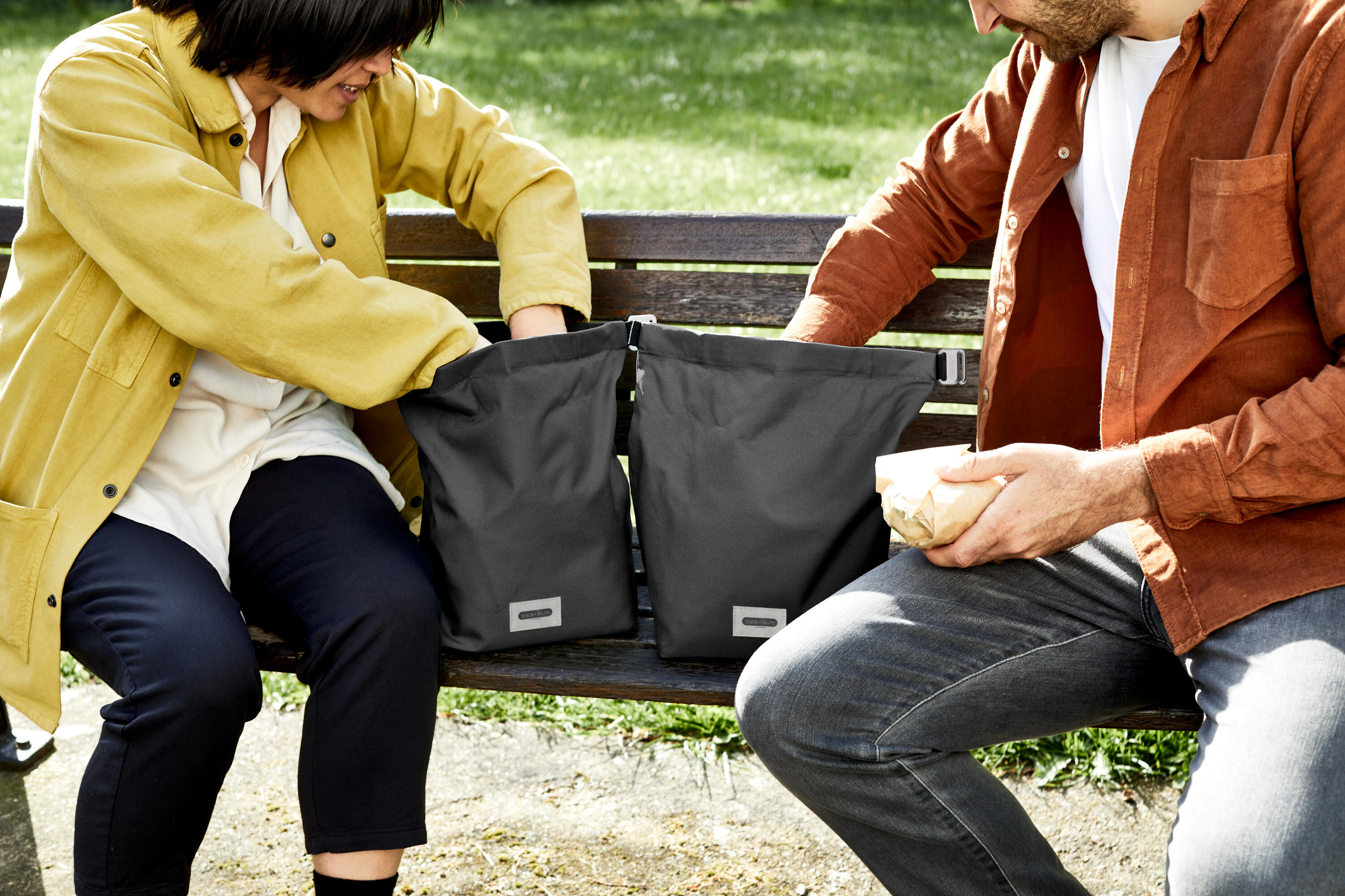 LUNCH BAG ISOTHERME- NOIR-6,7L-ÉTANCHE-ECO-RESPONSABLE 6/7