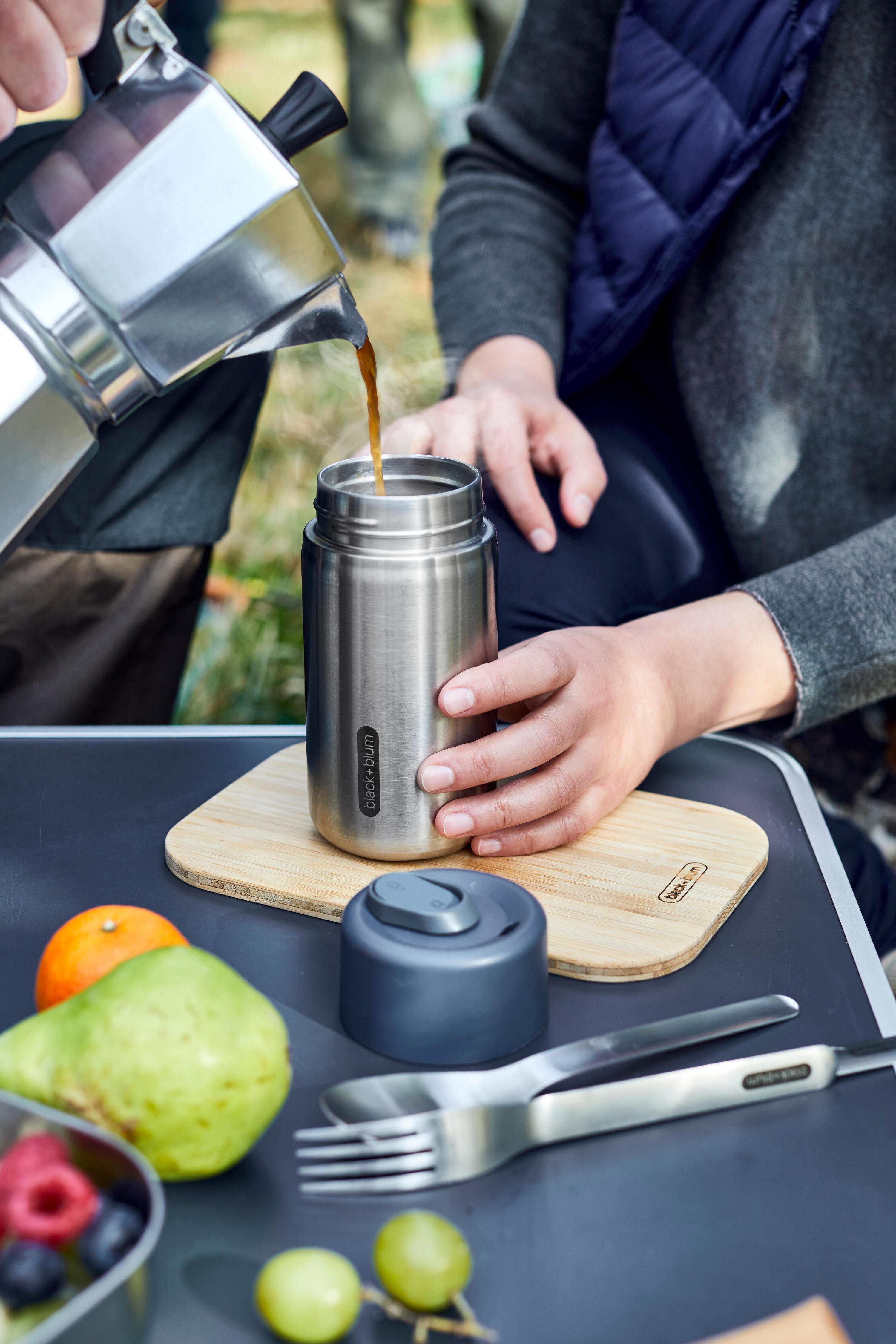 TASSE DE VOYAGE ISOTHERME- GRIS- 340ML 4/7
