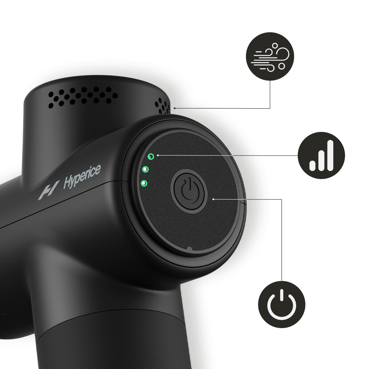 Pistolet de Massage Hyperice Hypervolt Go 2 Noir 5/7
