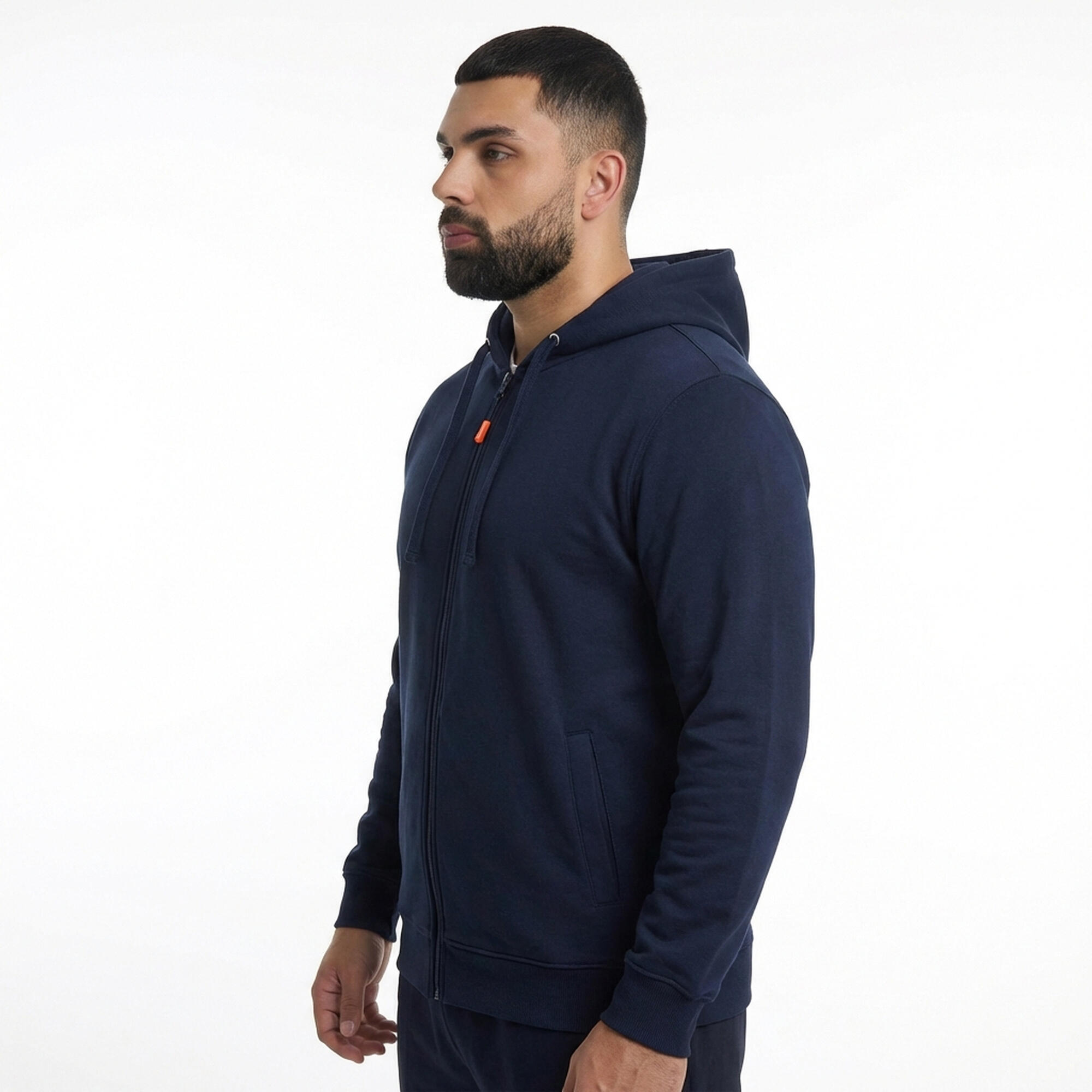 Veste de loisirs Bulino en coton extensible bleu 3/5
