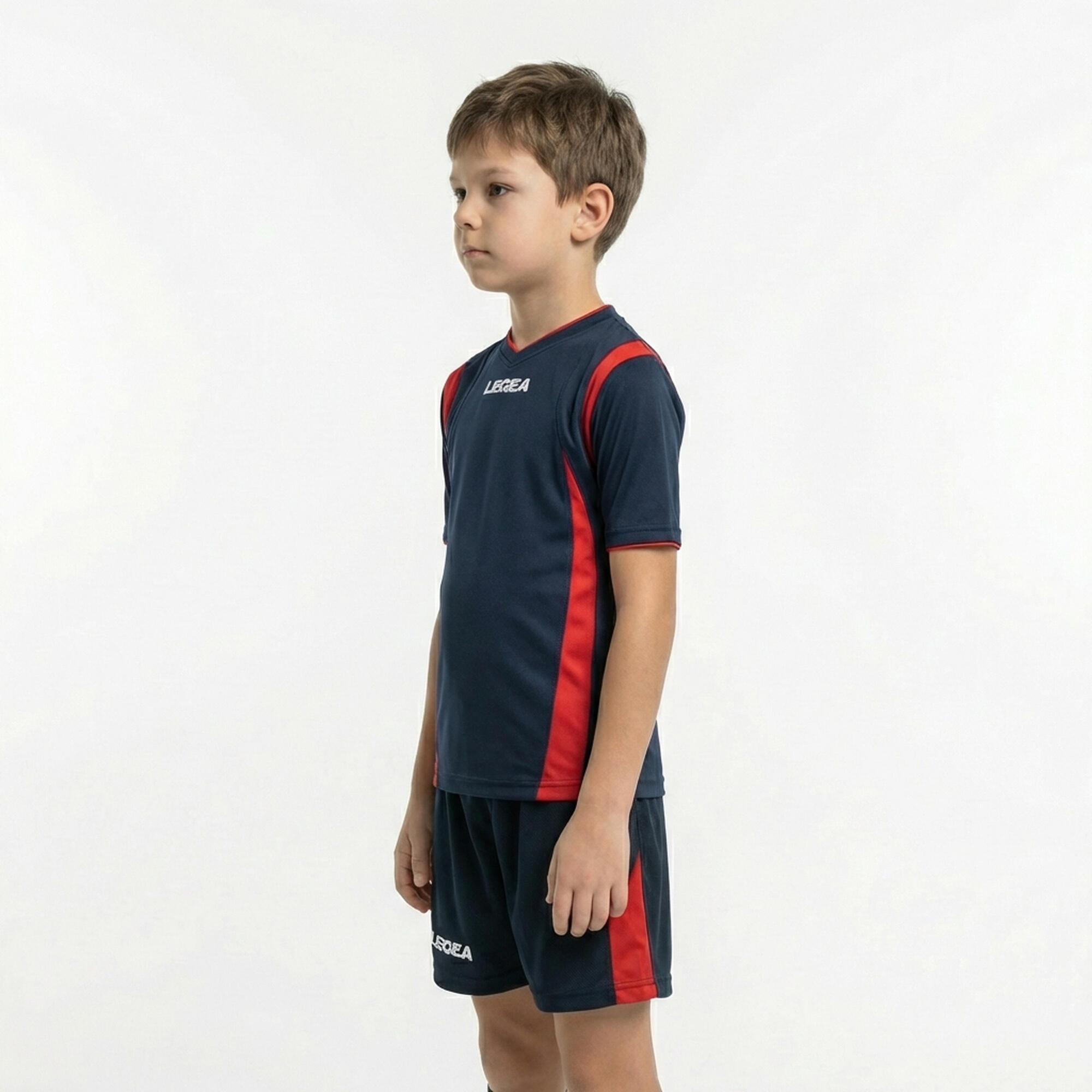 Trainingsfußballset Herren blau-rot 3/5