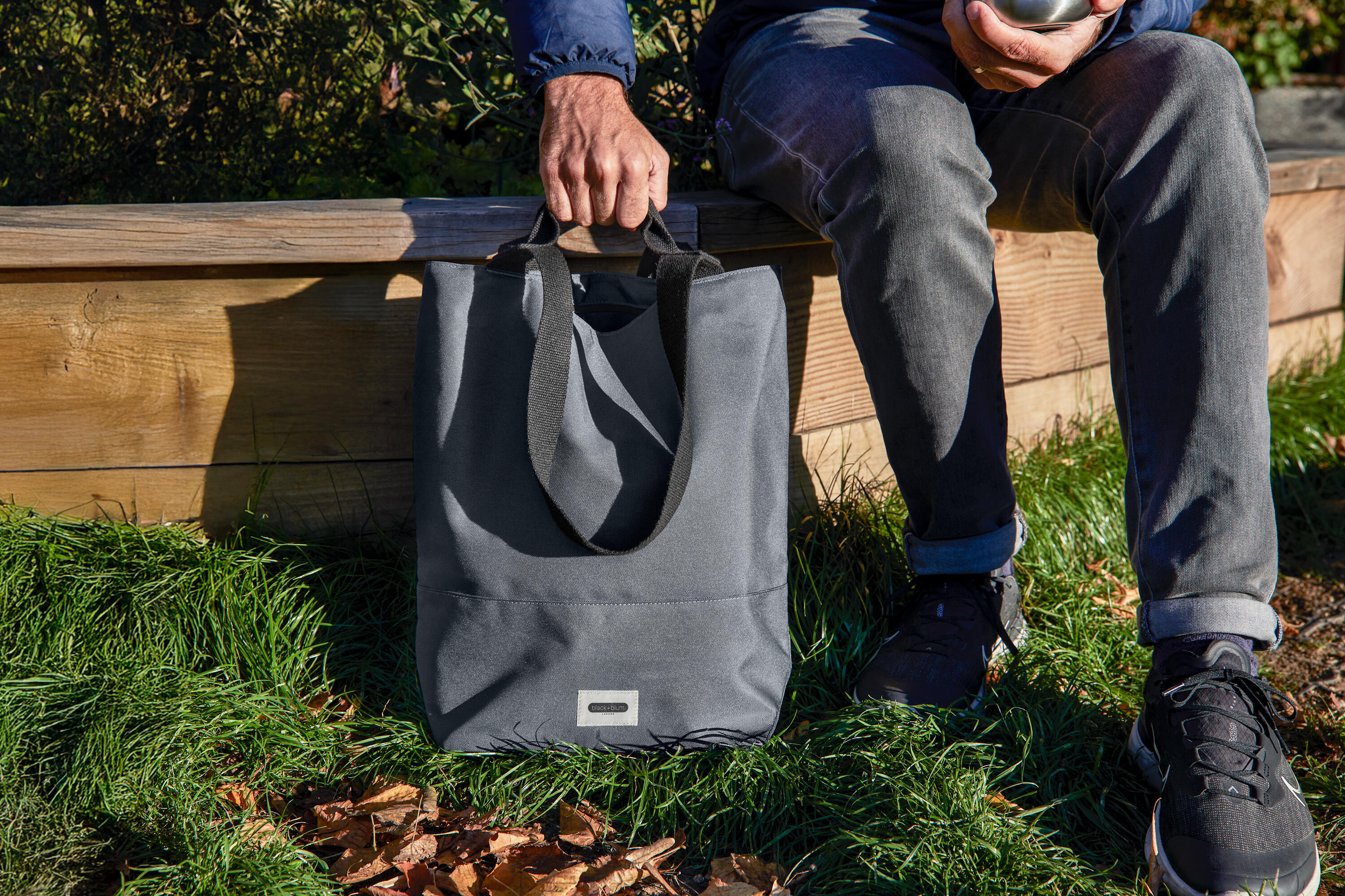 Tote Bag Isotherme Gris 16L- 2 Compartiments et Poche Zippée Intérieure 3/7