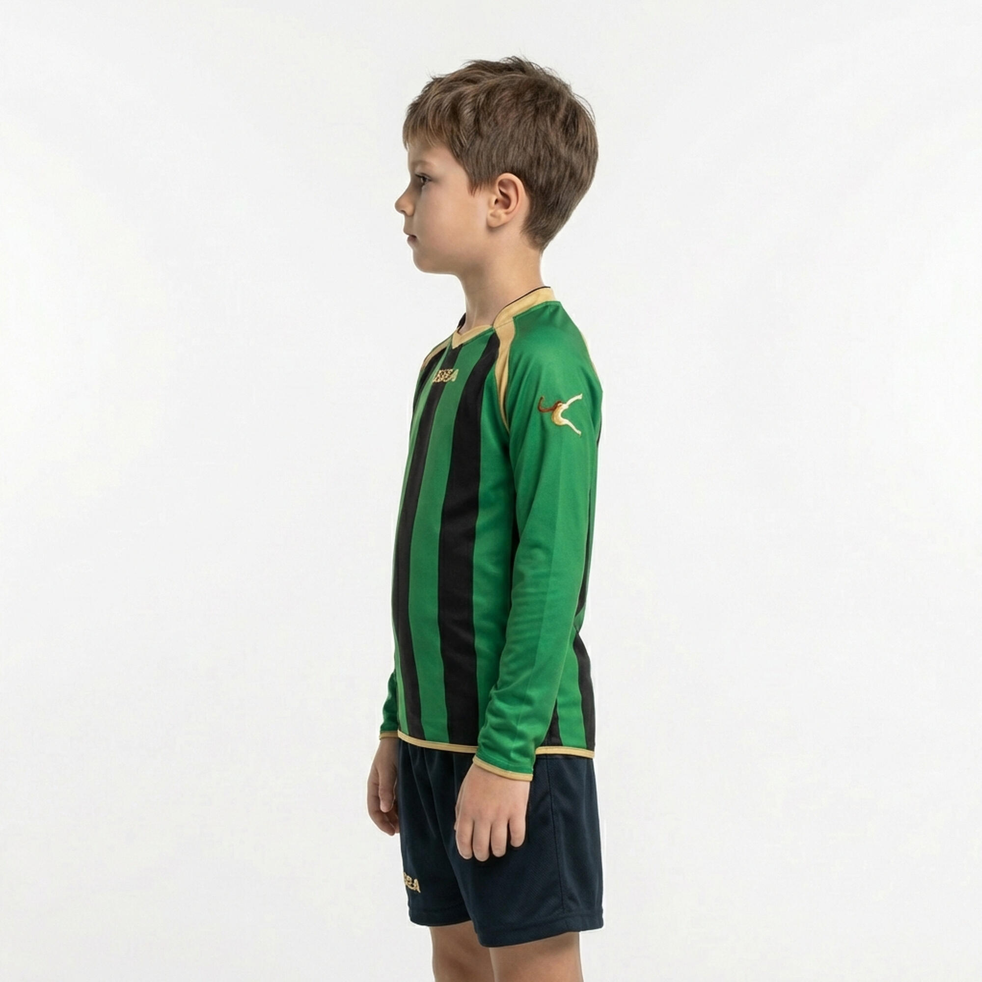 Herren Lauf Trainingsjacke KIT RIAD ML Grün-Schwarz 3/3