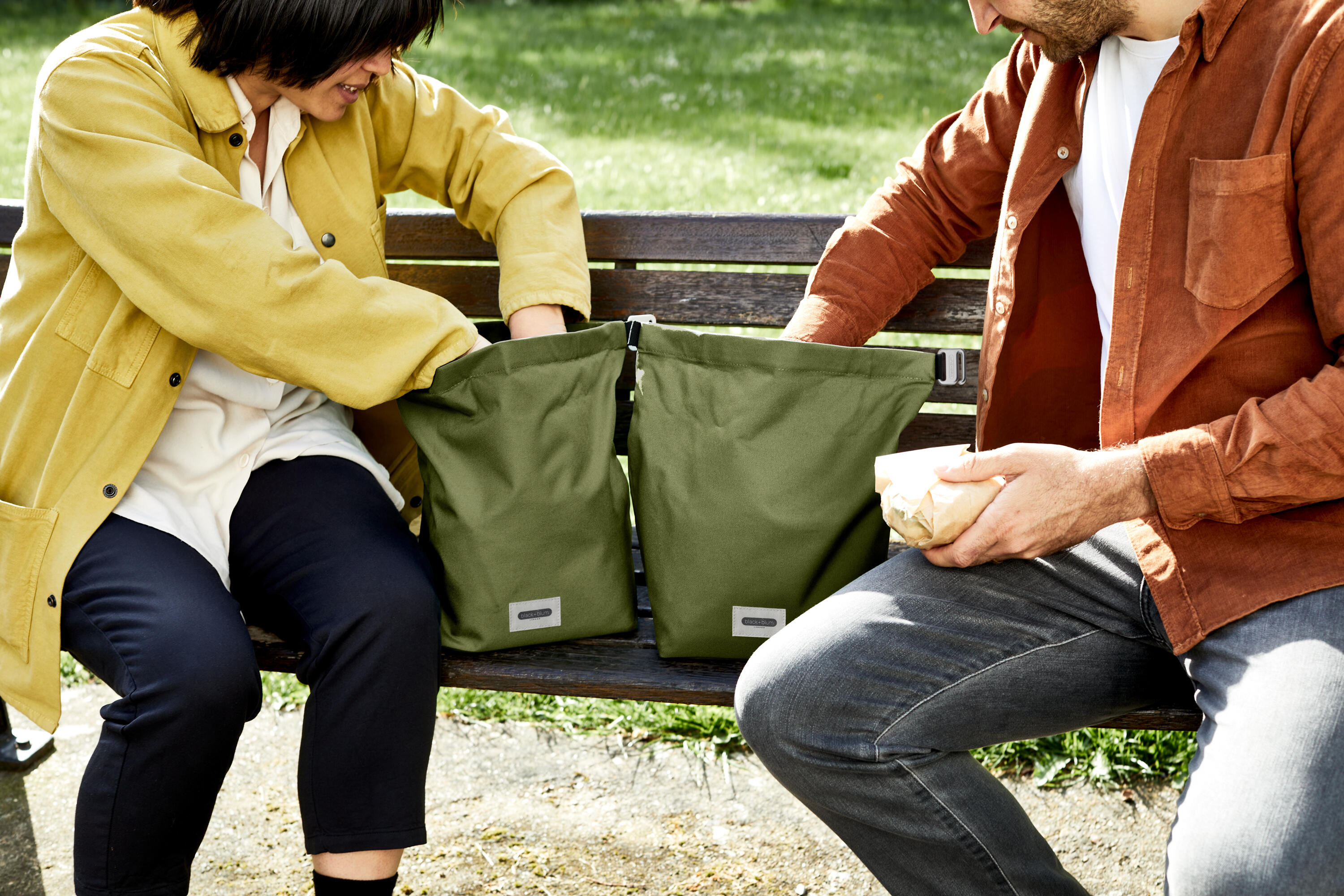 LUNCH BAG ISOTHERME- OLIVE-6,7L-ÉTANCHE-ECO-RESPONSIBLE 6/7