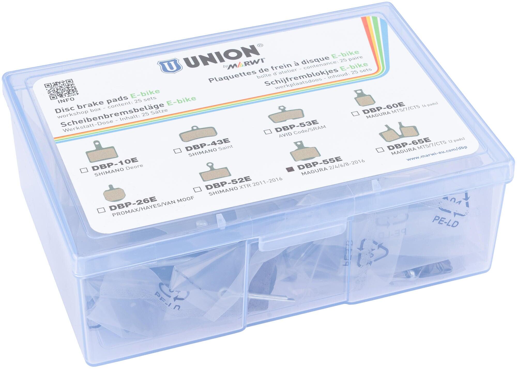 Bloques de freno Marwi Union DBP-55E para Magura MT2/MT4/MT6/MT8 (25 piezas) 2/2