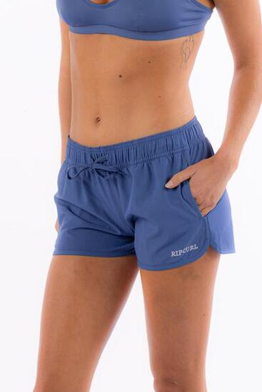 Short de Bain Femme 3" confortable et durable Bleu marine