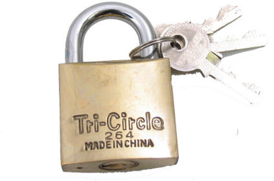 Tricircle Hangslot 38 mm goud 2/2