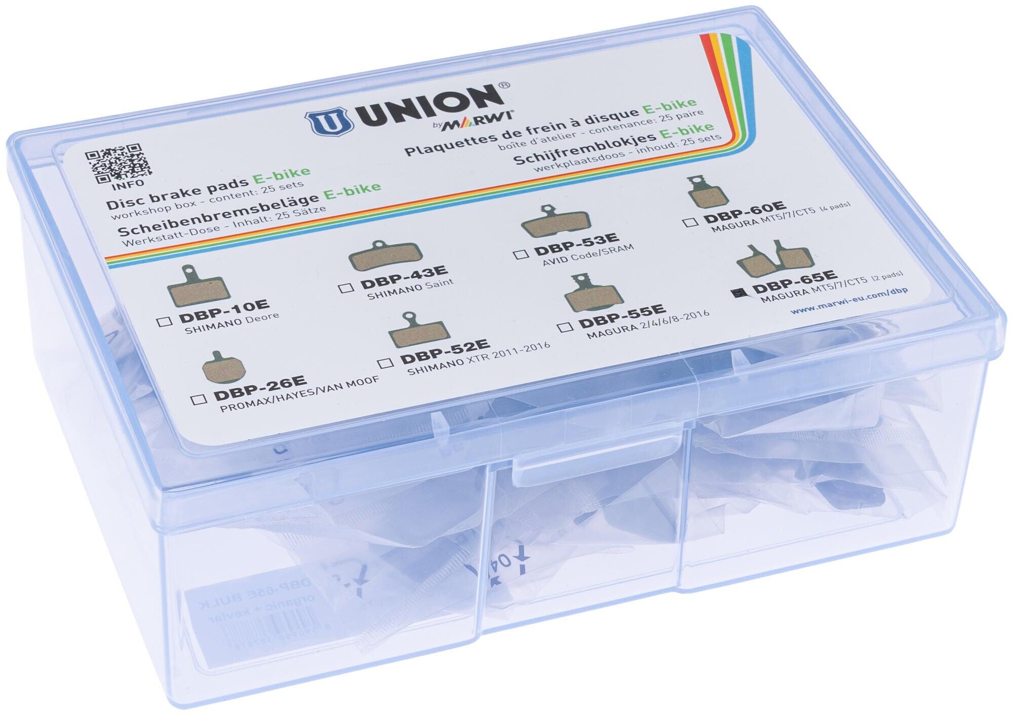 Bloques de freno de disco Marwi Union DBP-65E para Magura MT5 y CT5 (25 piezas) 2/2