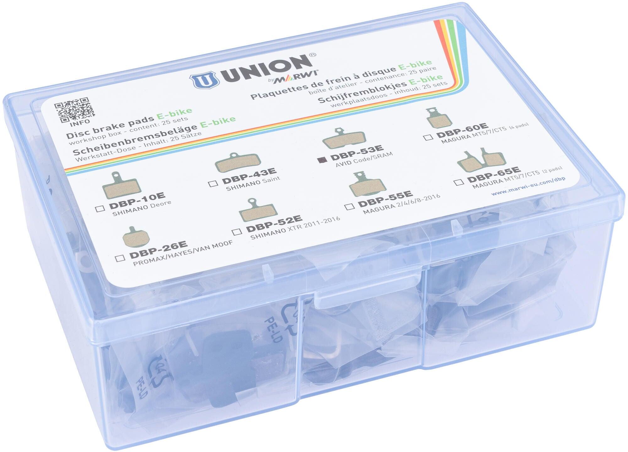 Bloques de freno de disco Marwi Union DBP-53E para Avid Código SRAM (25 piezas) 2/2