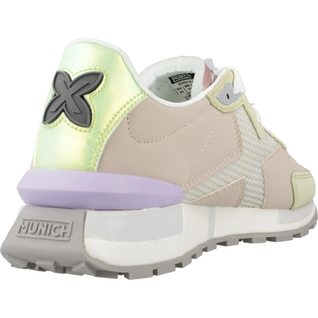 Sneakers Deportivas Mujer Munich SOKU Beige 3/6