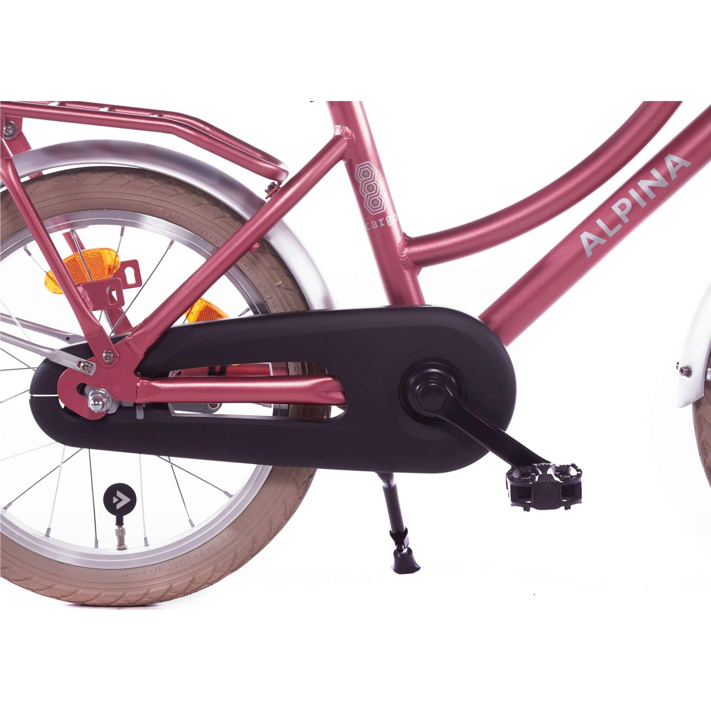 Alpina Cargo M16 Berry Red 16 inch meisjesfiets 2/6