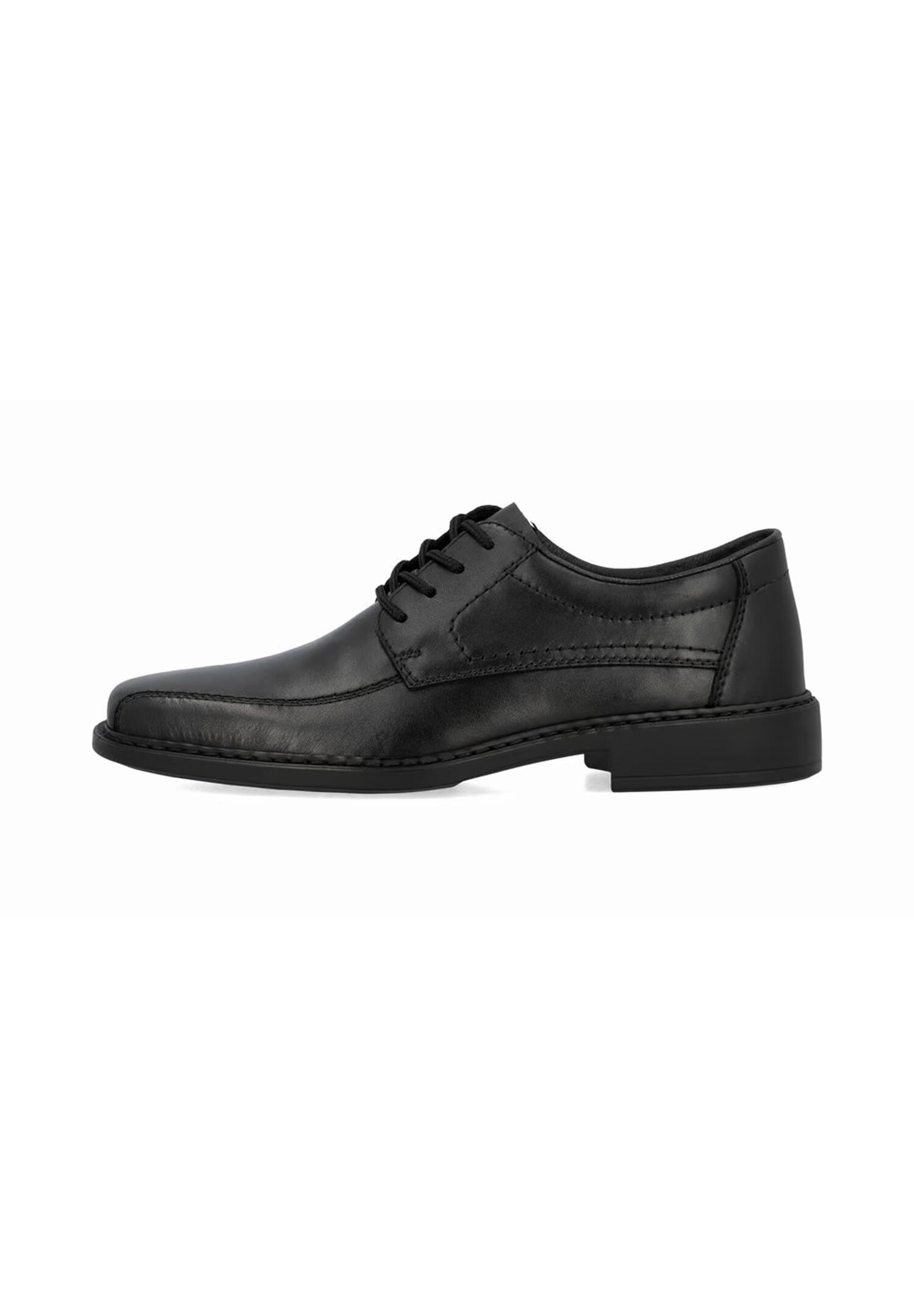 Rieker Herren Schnürschuhe  Halbschuhe Leder Komfort B0812-00 Black 3/5