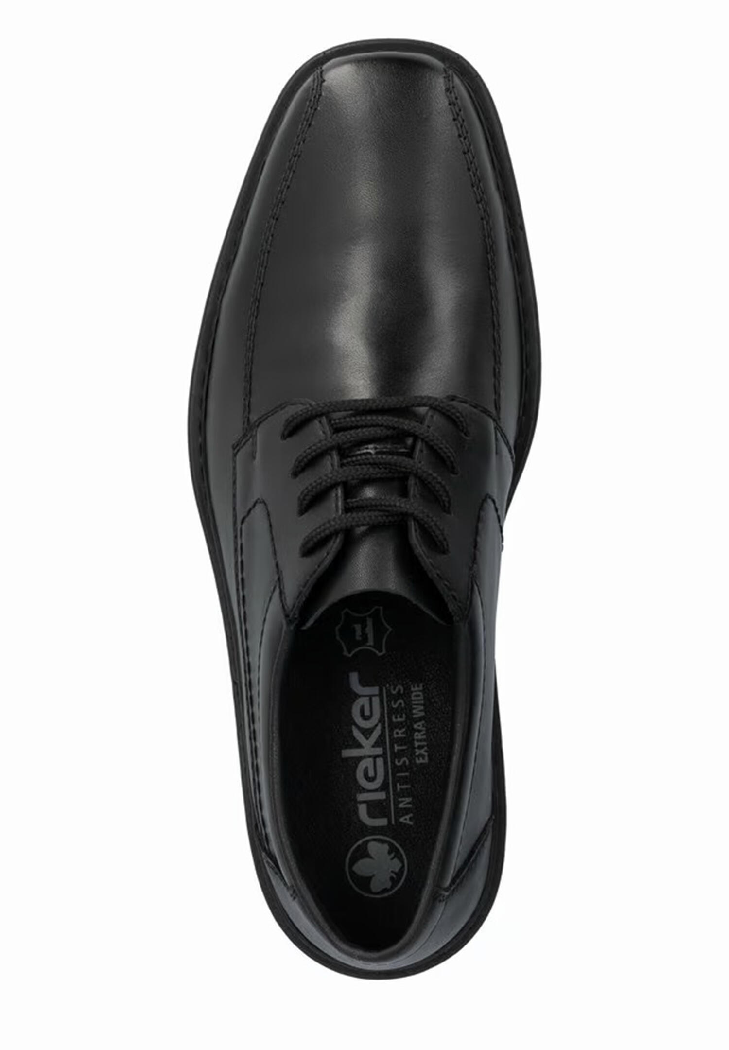 Rieker Herren Schnürschuhe  Halbschuhe Leder Komfort B0812-00 Black 2/5