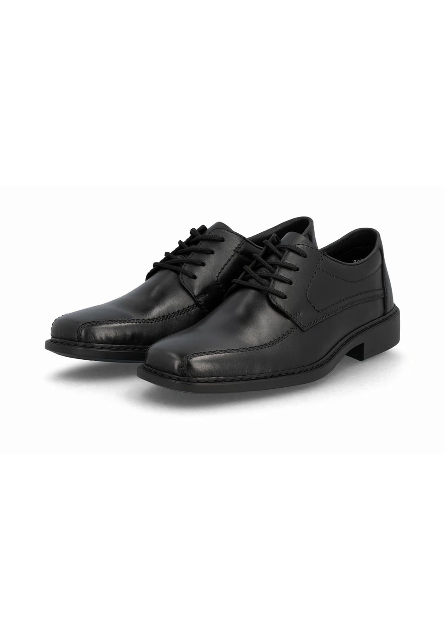 Rieker Herren Schnürschuhe  Halbschuhe Leder Komfort B0812-00 Black 5/5