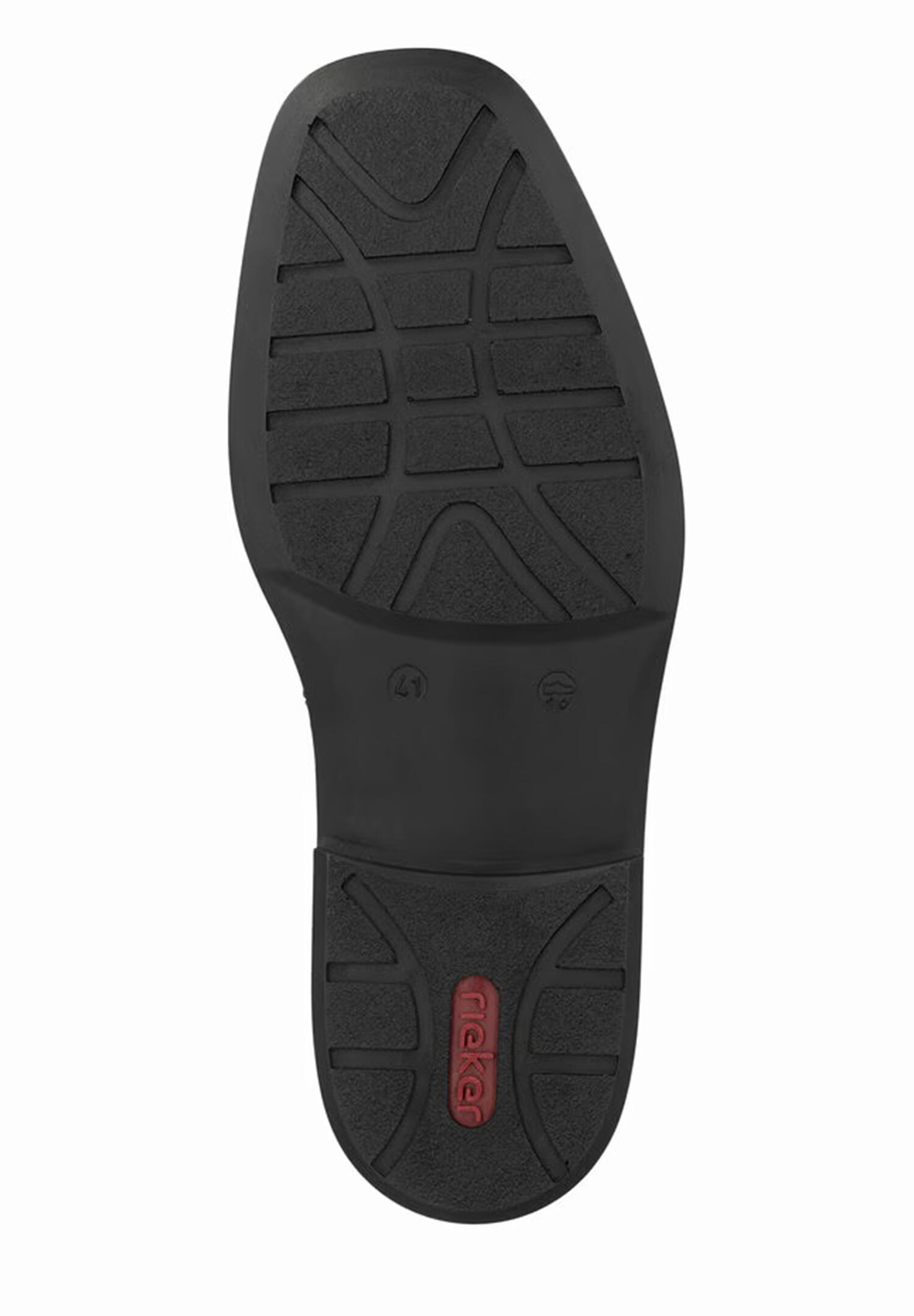 Rieker Herren Schnürschuhe  Halbschuhe Leder Komfort B0812-00 Black 4/5