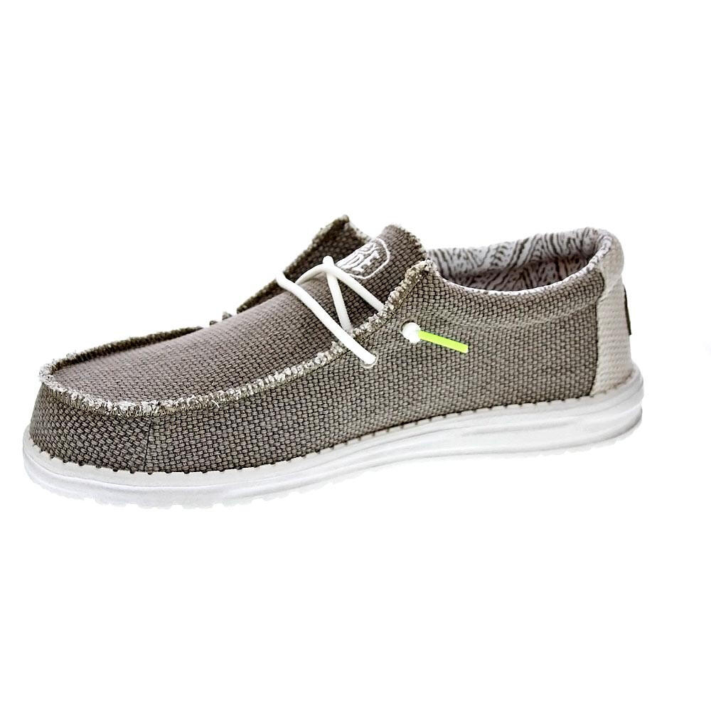 Chaussure pour homme Hey dude Wally tressée verte 2/6