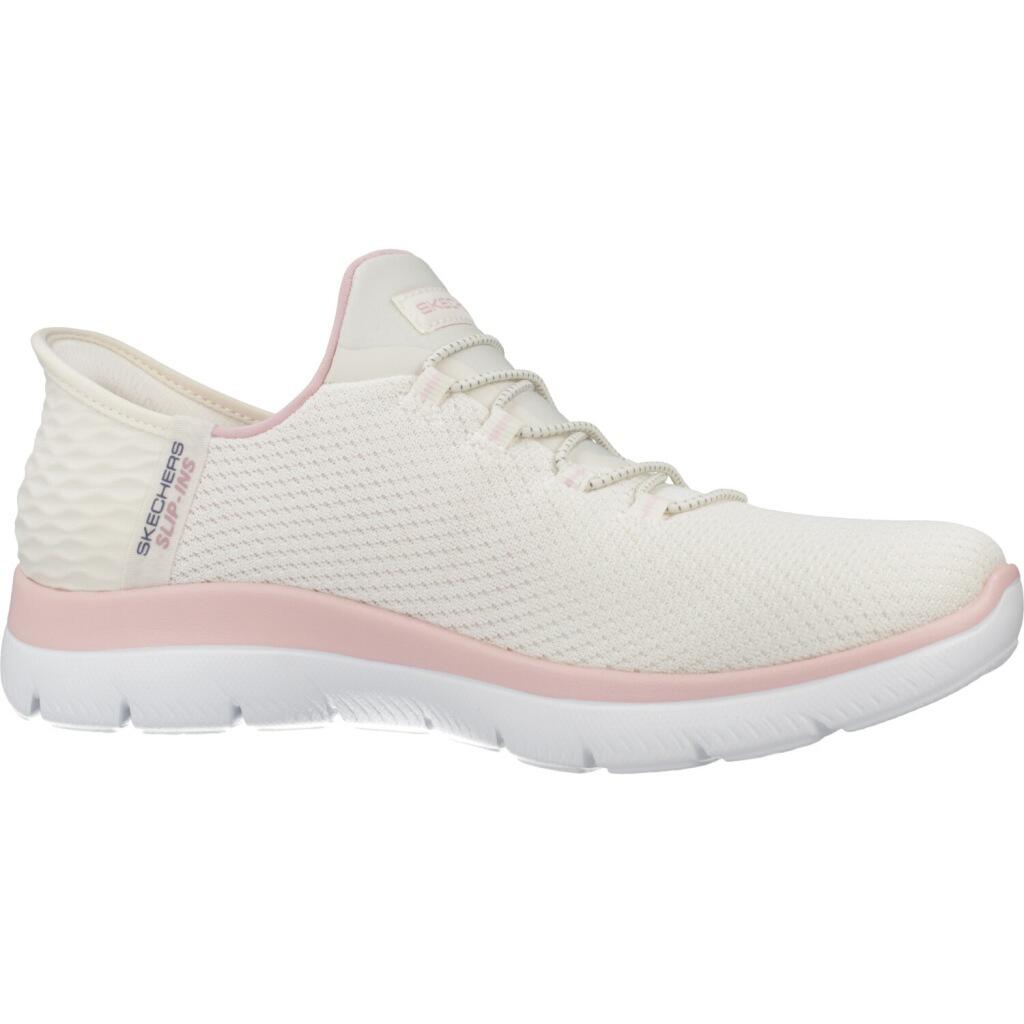 Ténis Skechers Modelo Slip-ins  Summits - Diamond Dream Cor Bege 5/5