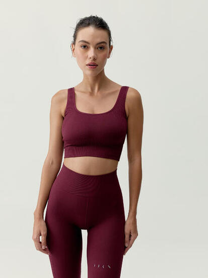 Top sportivo da donna Yami Sostegno Medio Seamless