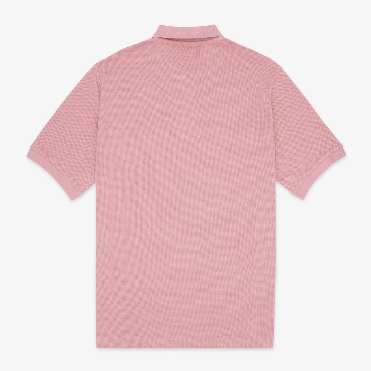 Polo de manga corta de algodón gofrado 2/4