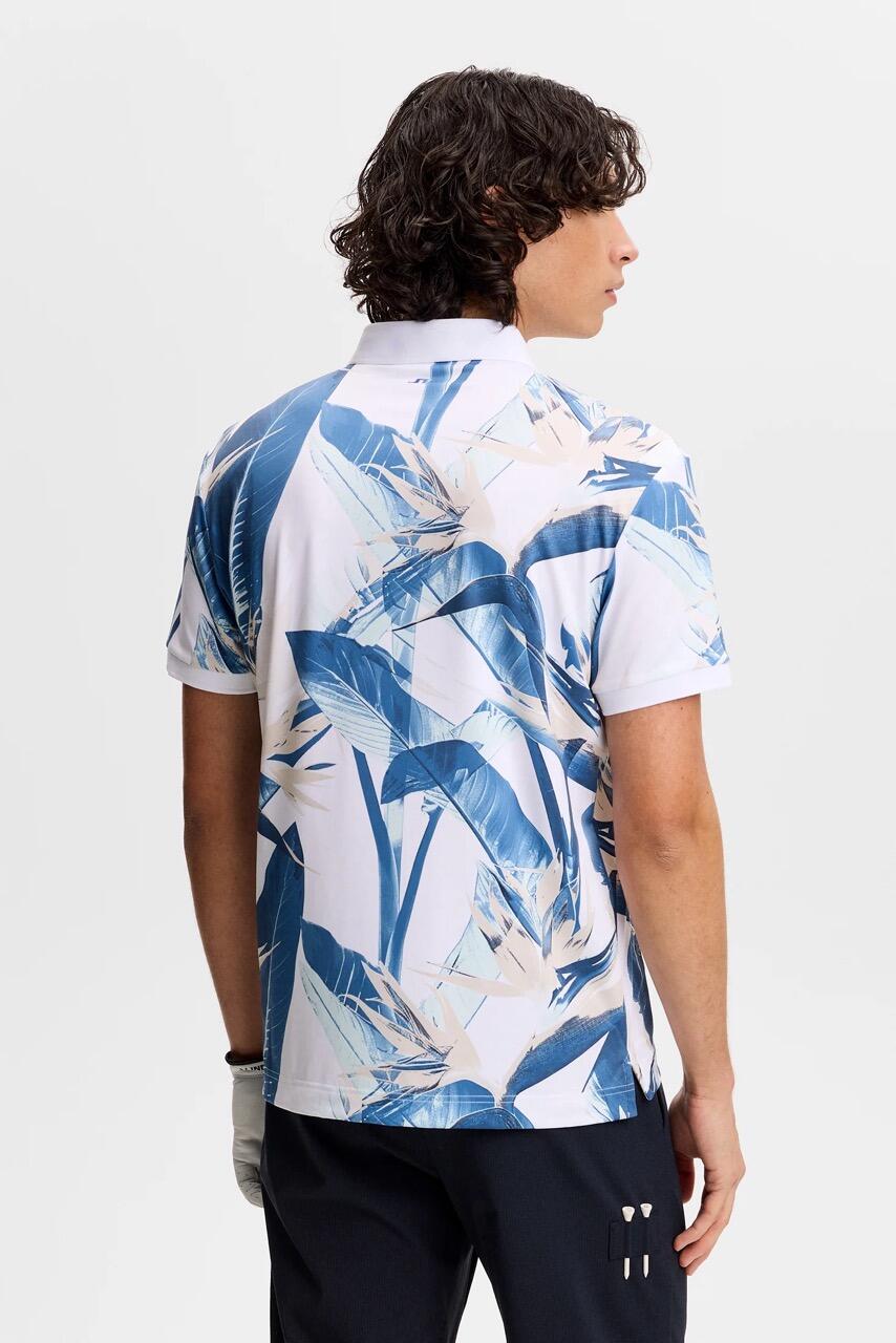 Tour Tech Print Polo Herren 3/4
