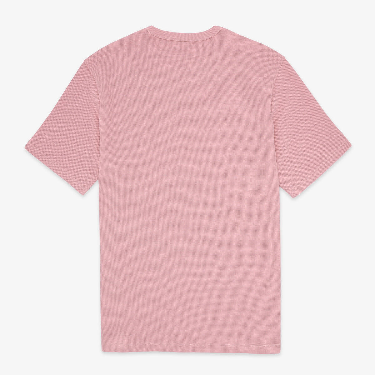 T-shirt girocollo in cotone goffrato Théo rosa 2/4