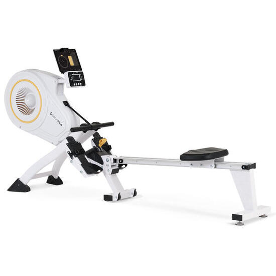 Rameur SportPlus pour la maison avec 8 niveaux de résistance à air, silencieux