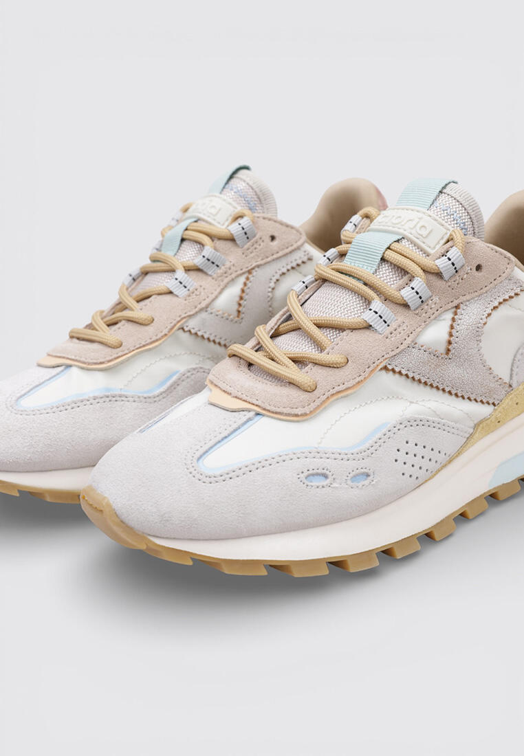 Deportivas Casual Mujer Suela Plana - Modelo 1156116 Beige 3/6