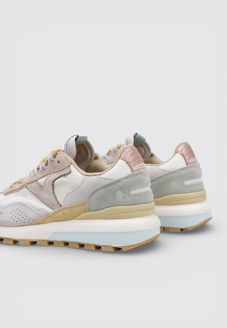 Deportivas Casual Mujer Suela Plana - Modelo 1156116 Beige 4/6