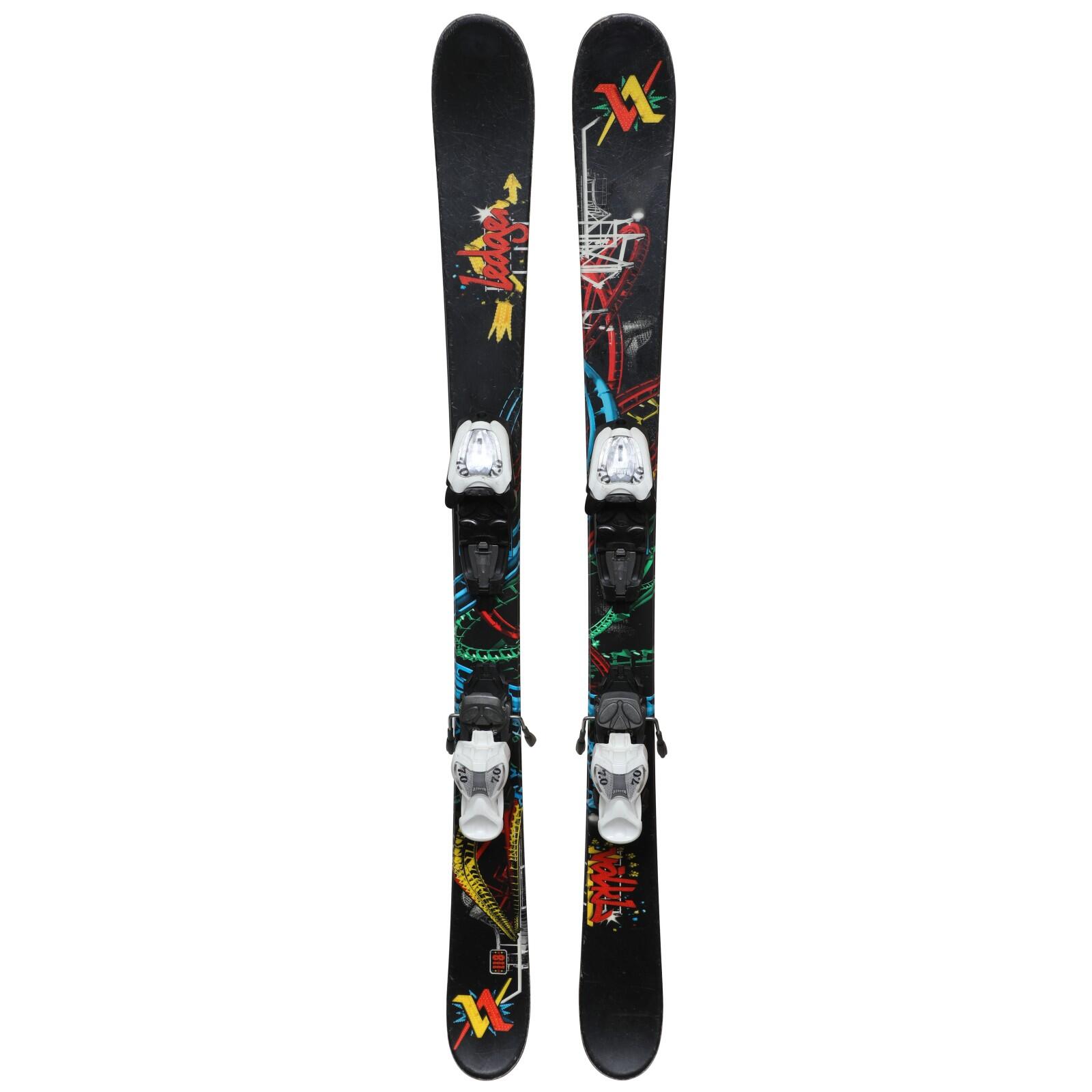 RECONDITIONNE - Ski Junior Volkl Ledge + Fixations 2/4