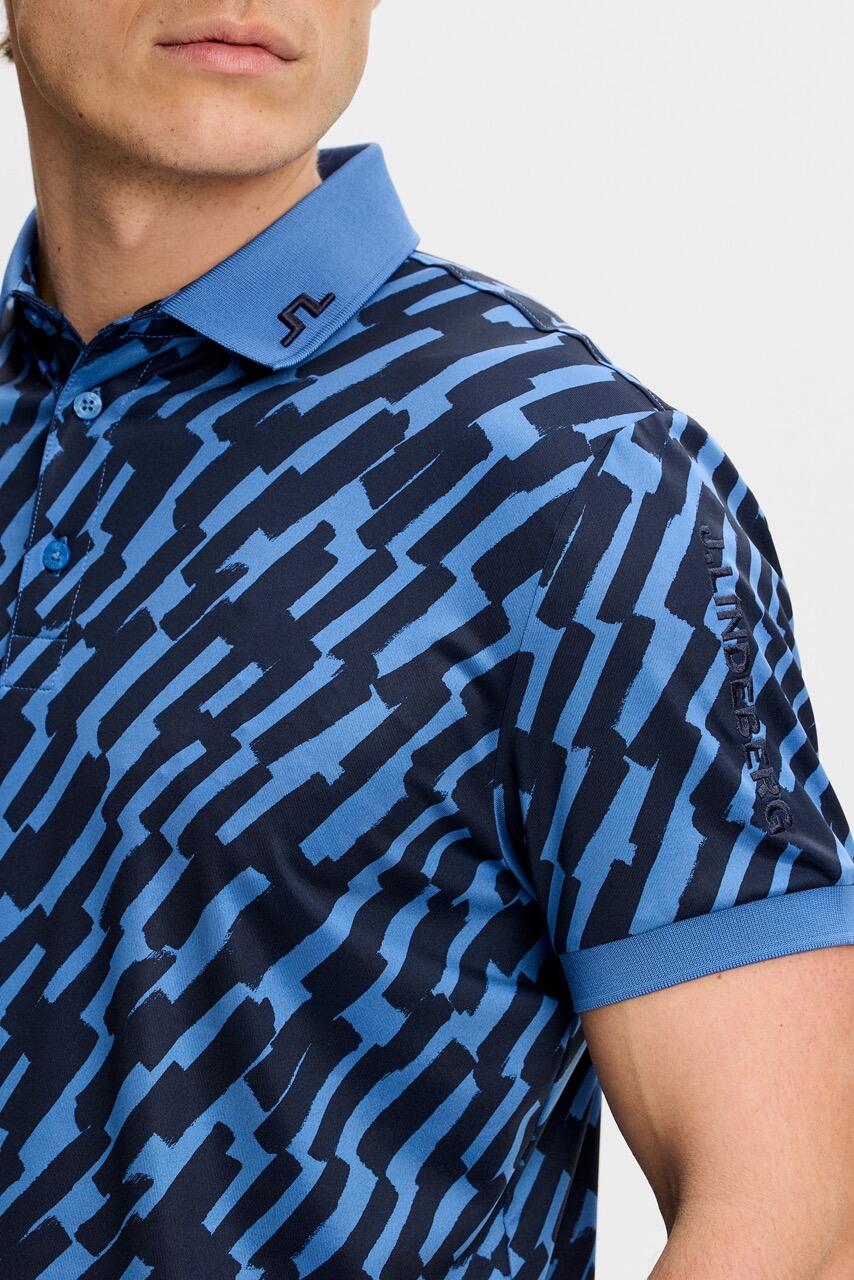 Tour Tech Print Polo Herren 4/4