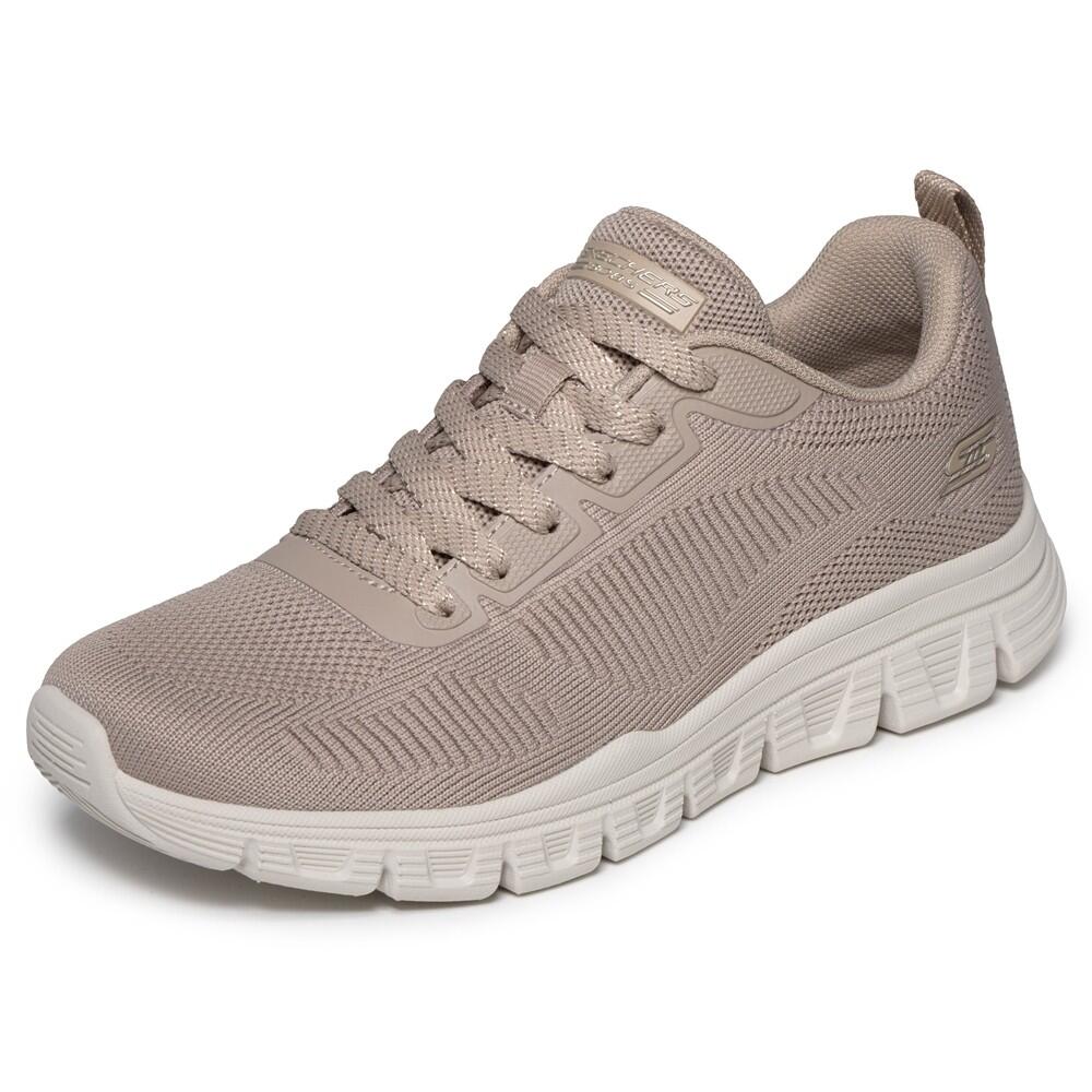Y Ligera Baskets FEMME Skechers Bobs Lite tissu GRIS 4/7
