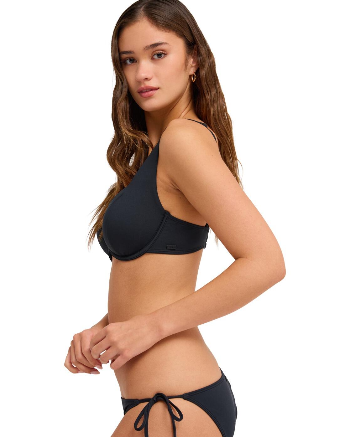 Haut de maillot de bain bonnet D BEACH CLASSICS Noir Femme 4/4