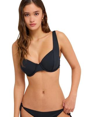 D-cup-bikinioberteil beach classics schwarz dames