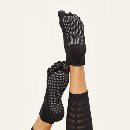 Chaussettes talon antidérapant de Sport Pilates, Yoga BORNSOCKS