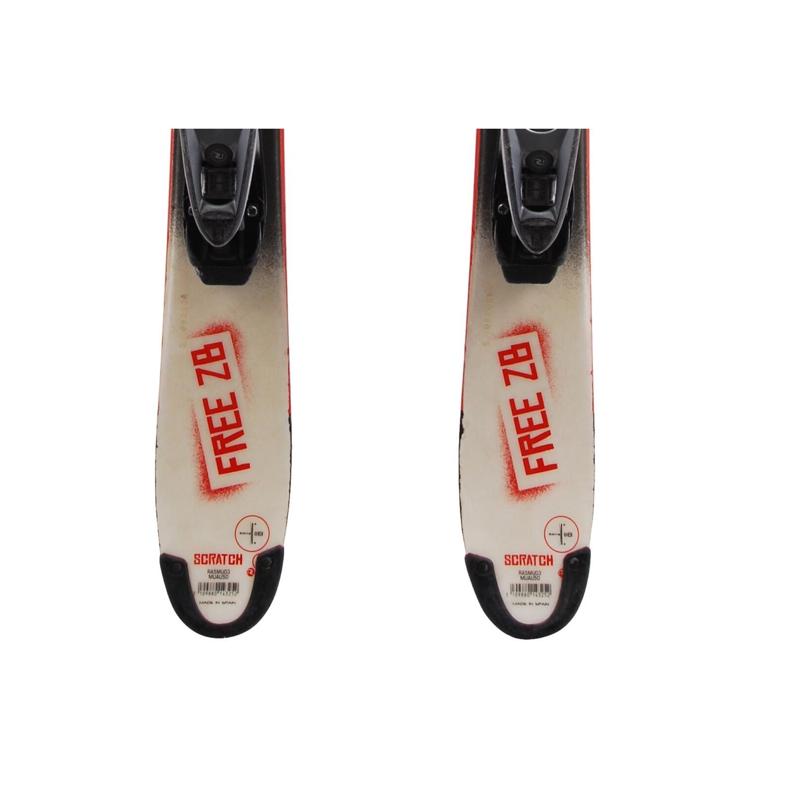 RECONDITIONNE - Mini Ski Rossignol Scratch Free Zb + Fixations 4/4