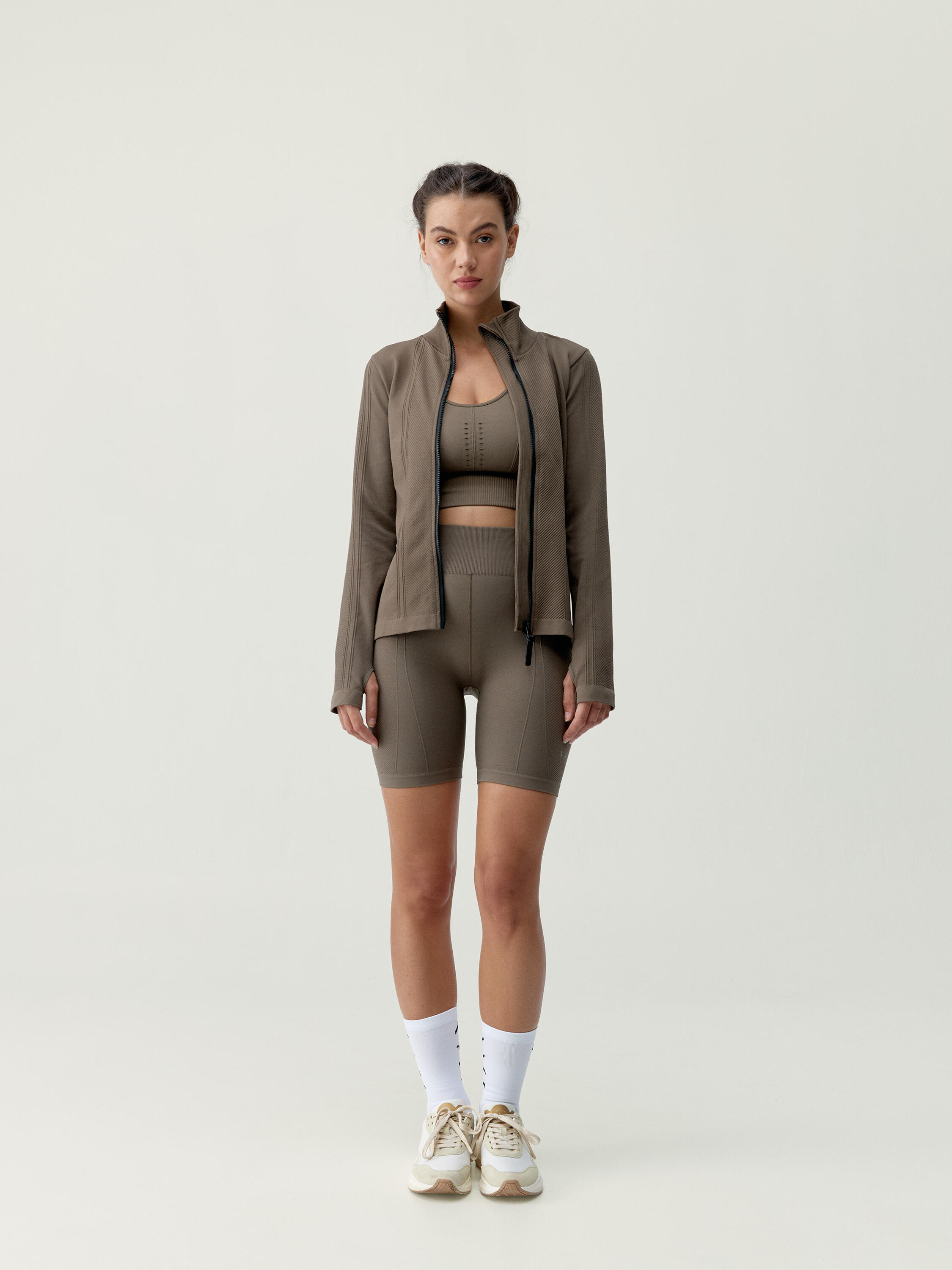 Veste de sport zippée Seamless Athleisure INDIA 5/7