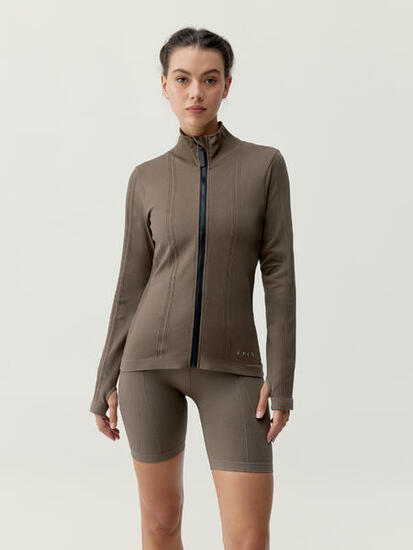 Veste de sport zippée Seamless Athleisure INDIA