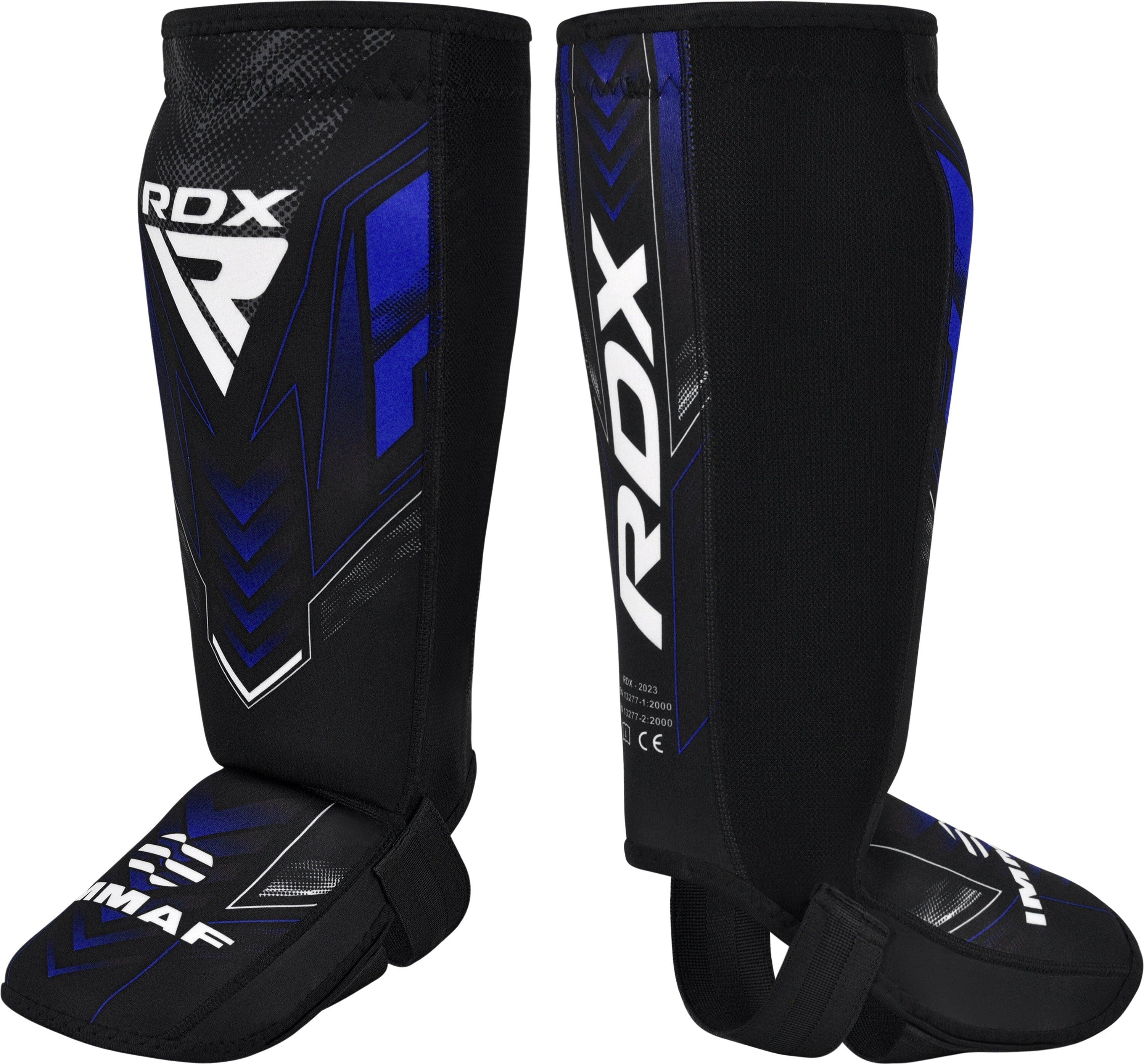 RDX IMMAF-zugelassene Neopren-Schienbein- und Spannschützer, blau 2/3