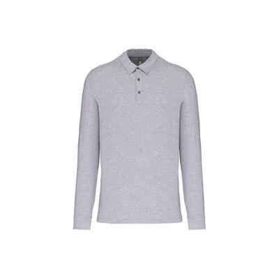 Jersey polo met lange mouwen kariban