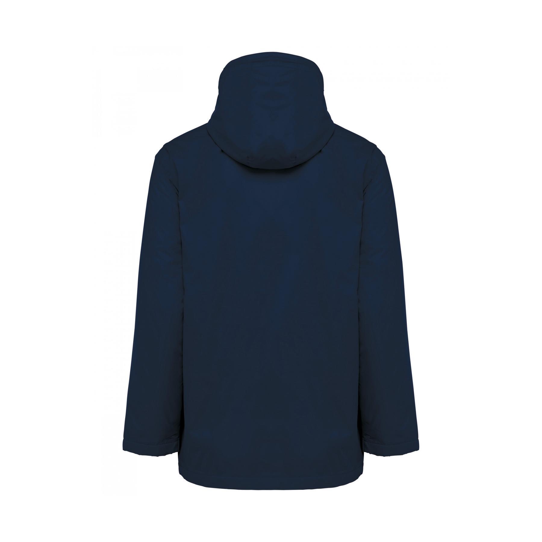 Wasserdichte Jacke mit Kapuze und Mikrofleece-Futter Kariban 2/3