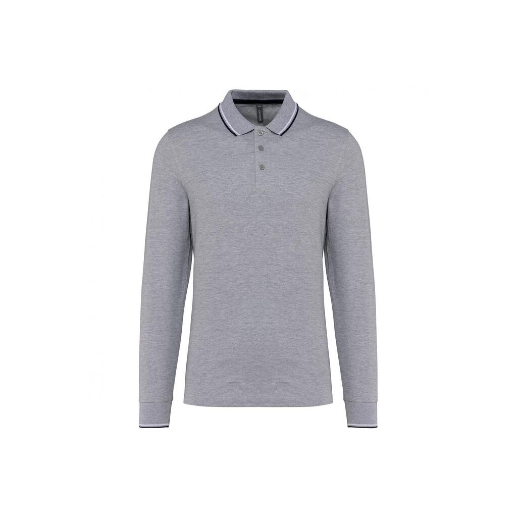 Long-sleeved pique polo shirt Kariban