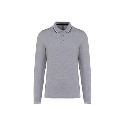 Polo maille piquée manches longues Kariban