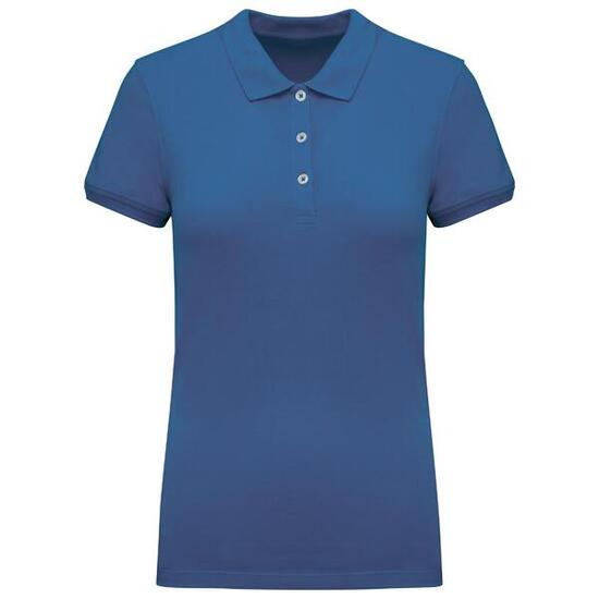 Piqué-Poloshirt, Damen Kariban