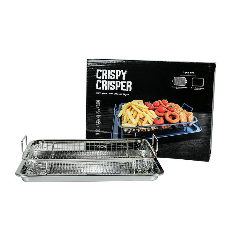 BBQ Square Non-Stick Stainless Steel Grill Basket
