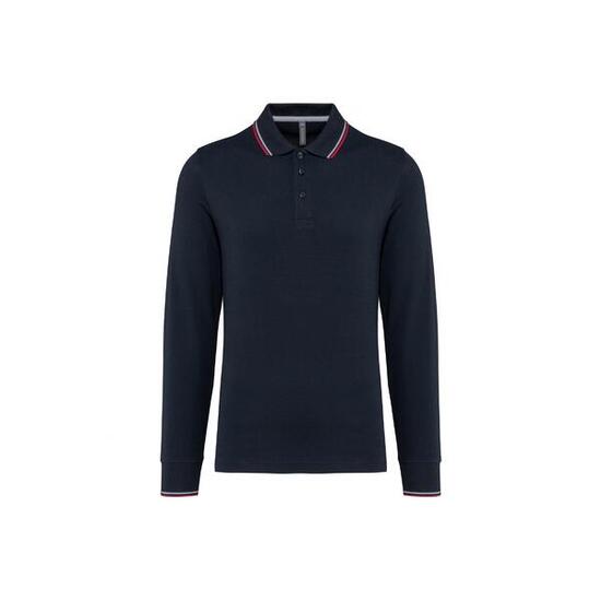 Polo maille piquée manches longues Kariban