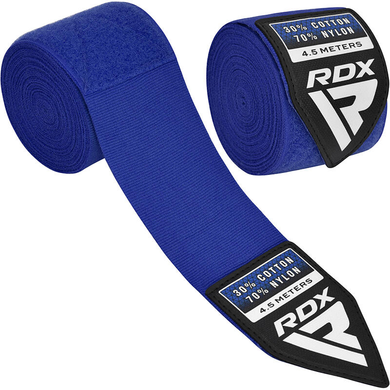 RDX Bandes de Boxe WX Pro 4.5 m – Bleu 3/5