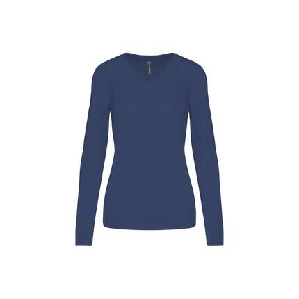 Pull col V femme Kariban