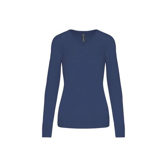 Pull col V femme Kariban